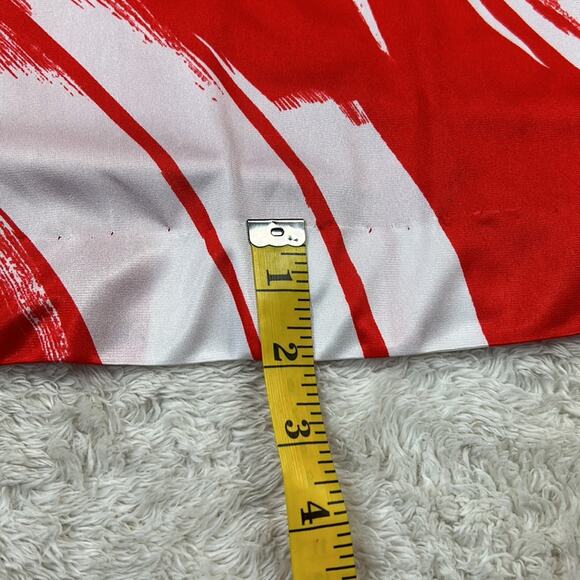 Vintage 70s Unbranded a line maxi dress in red and white, size small - Picture 7 of 9